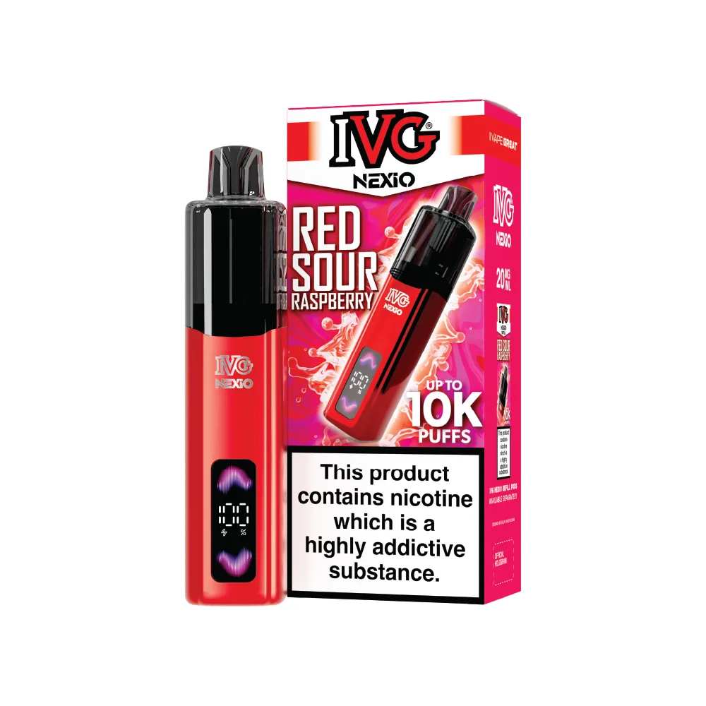 IVG Nexio Vape Kit — Red Sour Raspberry