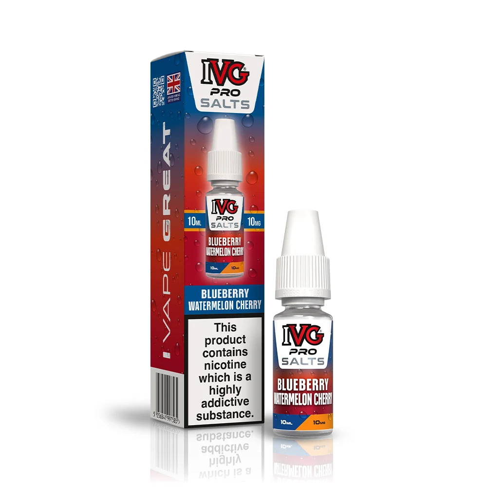 IVG Pro Salts — Blueberry Watermelon Cherry 10mg
