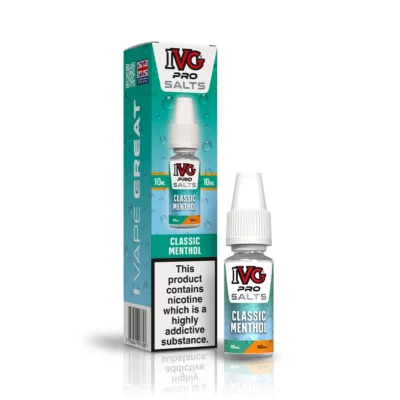 IVG Pro Salts — Classic Menthol 10mg